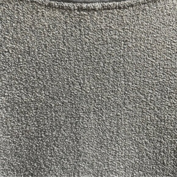 Dolan Anthropologie Silver Shine Metallic Crewneck Textured Sweater Sz S - Picture 4 of 7